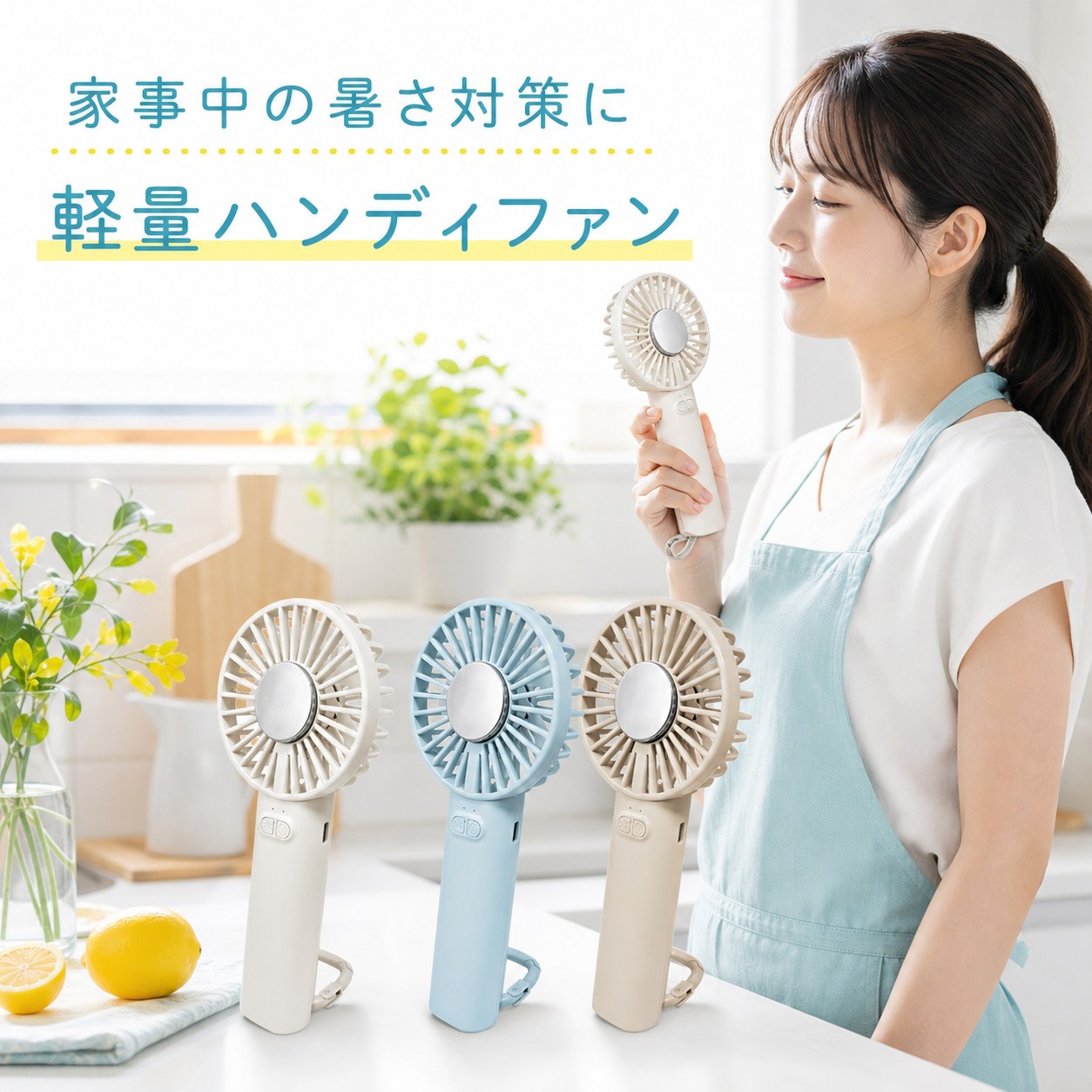 メーカー希望小売価格はメーカーサイトに基づいて掲載しています 扇風機 どこでも涼しさを！ 【超軽量設計（約130g）で持ち運びラクラク！】 わずか130gの軽さで、バッグに入れても負担にならず、長時間の使用でも手が疲れにくいのが嬉しいポイント。お出かけや通勤・通学のお供にぴったりです。 【3段階風量調節が可能（短押しで切替）】 風量は弱・中・強の3段階に調節可能。ワンタッチで切り替えられるため、気温や使用シーンに応じてちょうどいい風を選べます。 【冷却プレート付きでさらにひんやり快適！】 ファンを起動後、スイッチを短押しすると冷却プレートが作動。風だけでは物足りない真夏の日にも、首元に当てることで瞬間的に涼しさを実感できます。 ちょうど良いサイズ感（本体約18cm／カラビナ含む約21cm）本体はスリムな約18cm、カラビナやフック込みでも約21cmとコンパクト。省スペースで持ち歩きにも便利です。 2000mAhの大容量バッテリー内蔵一度の充電で長時間使用可能。屋外イベントや旅行中もバッテリー残量を気にせず快適に使えます。 【カラビナ付きで持ち運び自由自在】 バッグやリュック、ズボンのベルトループなどに簡単に取り付け可能。ハンズフリーでの携帯にも便利です。 【様々なシーンで大活躍！】 通勤・通学・スポーツ観戦・アウトドア・フェス・屋外作業など、夏のあらゆるシーンで頼れる一台です。 検索ワード：据置き型 壁掛け型 卓上型 クリップ型 手持ち型 首掛け型 腰掛け型 巻き付け型 扇風機レビュー投稿で豪華プレゼント 店舗内全商品対象 5%OFF ↓　 ↓　 ↓　 ↓　 ↓
