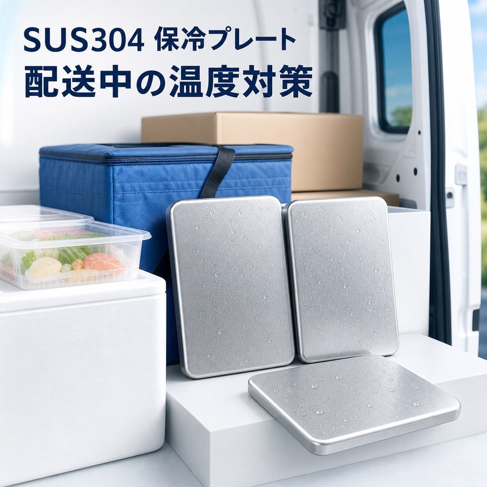 【配送中の温度対策】配送中の温度対策に合わせやすい薄型SUS304プレート。弁当・飲料・食材の持ち運びをサポートします。メーカー希望小売価格はメーカーサイトに基づいて掲載しています 【SUS304ステンレス製】 高伝導保冷剤 これ一つで「圧倒的保冷力」を実現 普通の保冷剤とは次元が違う高伝導ステンレスボディ。瞬間冷却＆長時間キープで、食材の鮮度もアクティビティも守ります。 🔹 驚異の保冷力 室温26℃で一般的な保冷剤と比較して 12時間後の温度差 約9.9℃！ 冷たさが長持ちし、鮮度をしっかりキープ。 🔹 約2.5倍の冷却スピード 高伝導ステンレスで瞬間冷却。 従来品よりも一気に冷やし、約6時間キープ。 🔹 安心・安全設計 SUS304ステンレス採用。サビに強く、ニオイ移りしにくい。 内部は無菌水を使用し、液漏れの心配なし。 🔹 結露しにくい ベタつかず、結露が少ない設計。 バッグやクーラーボックス内が濡れる心配がありません。 🔹 手洗い推奨 繰り返し使えて経済的＆エコ。汚れが落ちやすく、いつも清潔に保てます。 こんな方におすすめ ● お弁当の鮮度が気になる方（通勤・通学・運動会に） ● キャンプ・釣り・BBQなどアウトドアを楽しむ方 ● お買い物時の生鮮食品の鮮度保持に ● スポーツや部活時の暑さ対策に ● 停電時や災害備蓄用に常備したい方 ● 結露でバッグが濡れるのが嫌な方 製品仕様 素材SUS304ステンレス サイズ幅17.5cm × 高さ11.5cm 重量約463g 保冷持続時間最大約6時間（室温26℃・クーラーボックス使用時）※環境により異なります 冷却時間冷凍庫で約4時間以上 対応冷凍・冷蔵、手洗い推奨 繰り返し使用何度でも使用可能 ご使用方法 ● 使用前に水で軽く洗います。 ● 冷凍庫で約4時間以上しっかり冷やします。 ● 保冷バッグやランチボックスに入れて使用します。 ● 冷たさをキープしておいしく楽しみましょう。 【お手入れのコツ】 使用後は水で洗い、よく乾かしてから冷凍庫に戻すと、清潔に長くご使用いただけます。 ※注意事項 ・鋭利なもので傷つけたり、強い衝撃を与えないでください。 ・本来の用途以外には使用しないでください。 ・お子様の手の届かない場所で冷凍・保管してください。 関連キーワード： ステンレス 保冷剤 最強 2個 304 ステンレス製 クーラーボックス 弁当 強力 保冷 パック 保冷剤付き 小型 蓋 長持ち スティック 溶けにくい アイスエナジー 氷点下 パック 倍速凍結 ミニ 大型 チタン 保冷剤 クーラーショック 長時間 首 お弁当 驚異の保冷力 冷却用品 熱中対策 防災グッズ アイスパック 氷のう 繰り返し使用可能 円形 持ち運び便利 軽量 メッシュ素材 高品質 弁当箱収納 アウトドア キャンプ バーベキュー 夏の必需品【配送中の温度対策】配送中の温度対策に合わせやすい薄型SUS304プレート。弁当・飲料・食材の持ち運びをサポートします。