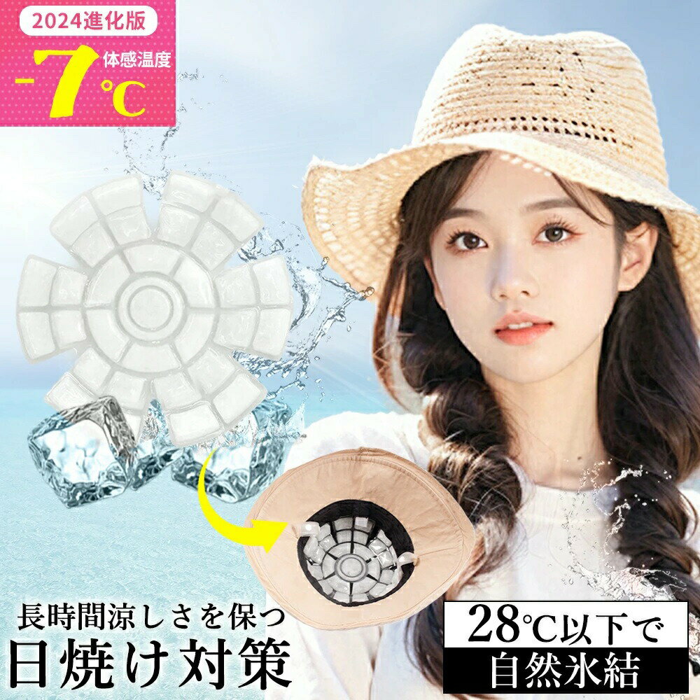 毎日発送 頭ひんやり 帽子用 熱中症対策 頭を冷やす クールヘッド ヘルメットインナー 帽子インナー アイス 同効果 帽子 PCM素材 ネッ..
