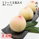 2025 お中元 岡山産白桃 大玉11〜13玉 約3.5kg 大きさおまかせ 家庭用 訳あり 桃 フルーツ 白桃 ギフト プレゼント 7月上旬頃より発送