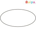 ■楕円透明シール 40×20(ミリ) 10枚【お求めやすい少量販売です】