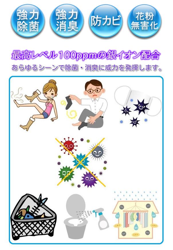 高濃度銀イオン水 Ag+100銀イオンウォーター （ラベルレスボトル ）