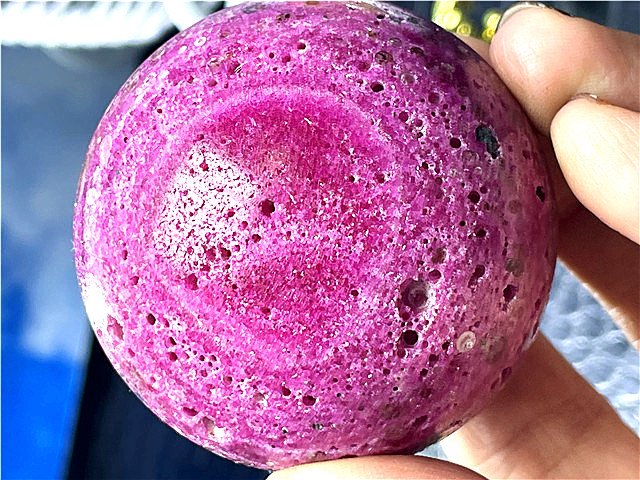 天然ルビー丸玉 送料無料  52U101/B88U1