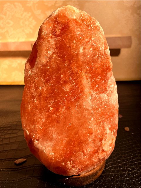 極少品天然塩晶灯原石 約: 210mm 重さ:2000g【送料無料】 42U04b/B86U3D