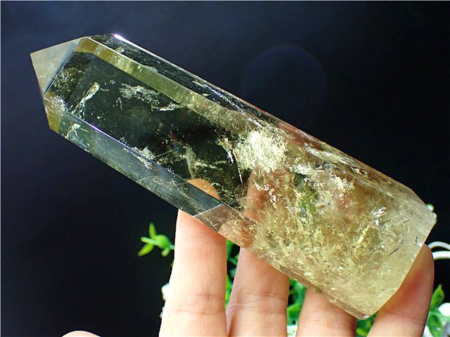 シトリンクォーツ 六角柱 原石【送料無料】 パワーストーン 天然石 商売繁盛 金運 313D06B/BYTH186D2