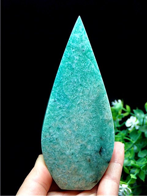 天然 アマゾナイト天河石 原石 YT6U3-65U92D