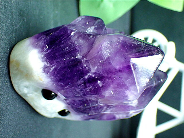 アメジスト ハリネズミ 原石 家庭円満 天然石【送料無料】47G08/B81G8