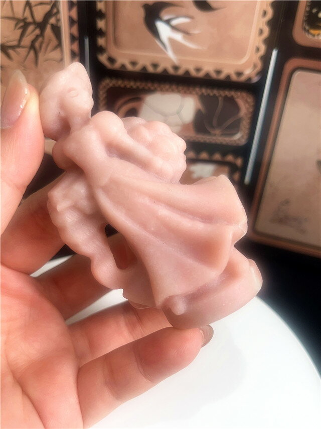 ピンクオーパル天使置物【送料無料】最強の浄化力を持つ 80U03/ YTZU8