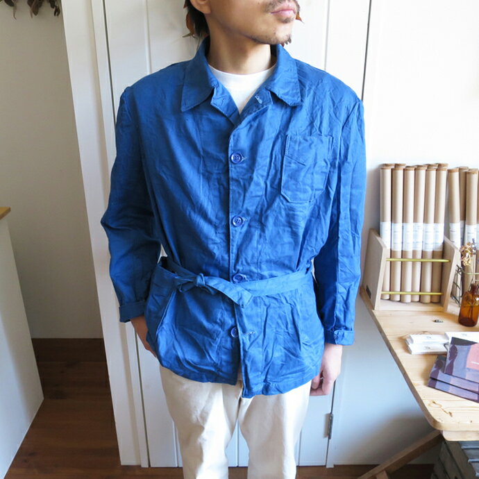 Greece Army Hospital Jacket - Blue / Dead Stock ギリシャ軍 ホスピタル ジャケット ブルー / デッドストック