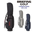 \マラソン期間中最大P22倍/ブリーフィング バッグ キャディバッグ CR-6 #03 ゴルフバッグ BRIEFING ギア コモンセンス シーアール6 BRG...