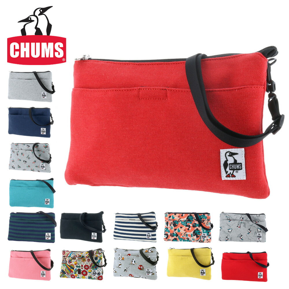 【15%OFFセール】 チャムス CHUMS サコッシュバッグ リバーシブル ショルダーバッグEAT スウェット RV Sacoche Shouldereat RVサコッシュショルダー ch60-2716 ネコポス不可 メンズ レディース プレゼント ギフト ラッピング無料 【1015sale】【chuss】 母の日 ≪sw≫