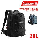 \エントリーで最大P17倍/ コールマン バッグ リュックサック 大容量 ザックパック バックパック 登山 Coleman ウォーカートレック28 28L A3...