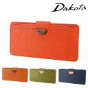 \楽天カード利用で最大P12倍/ ダコタ Dakota 長財布 薄型長財布 財布 スリム アーブル 31365 オレンジ ブラウン グリーン ネイビー 天然革 ...