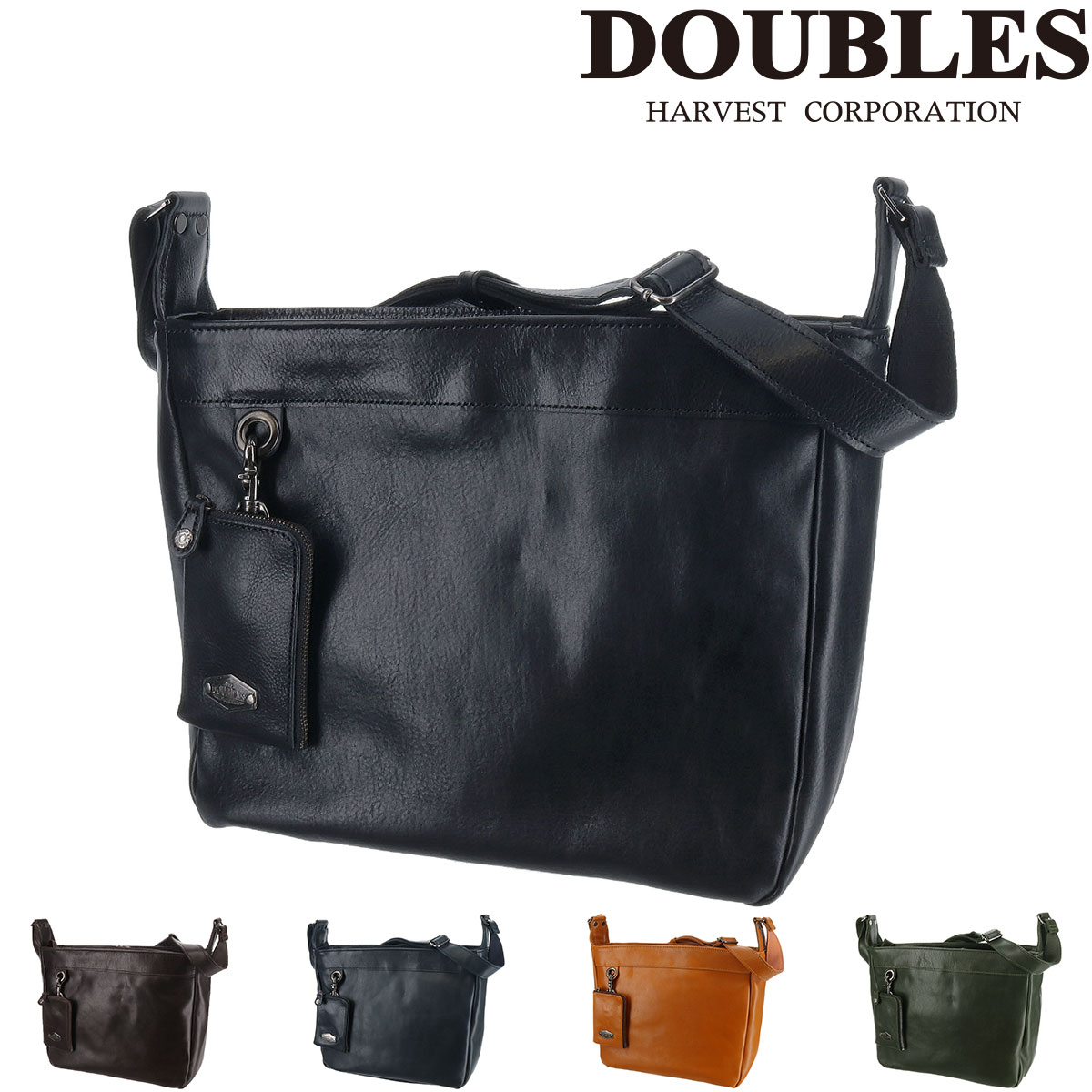 ダブルス 革ショルダーバッグ ＼5/15限定 最大P24倍／ メンズ ショルダーバッグ ダブルス DOUBLES bpt7297 レディース 斜め掛け おしゃれ ビジネス アウトドア 社会人 ボディバッグ 軽量 送料無料 誕生日プレゼント ギフト プレゼント ラッピング無料 本革 ボディバッグ