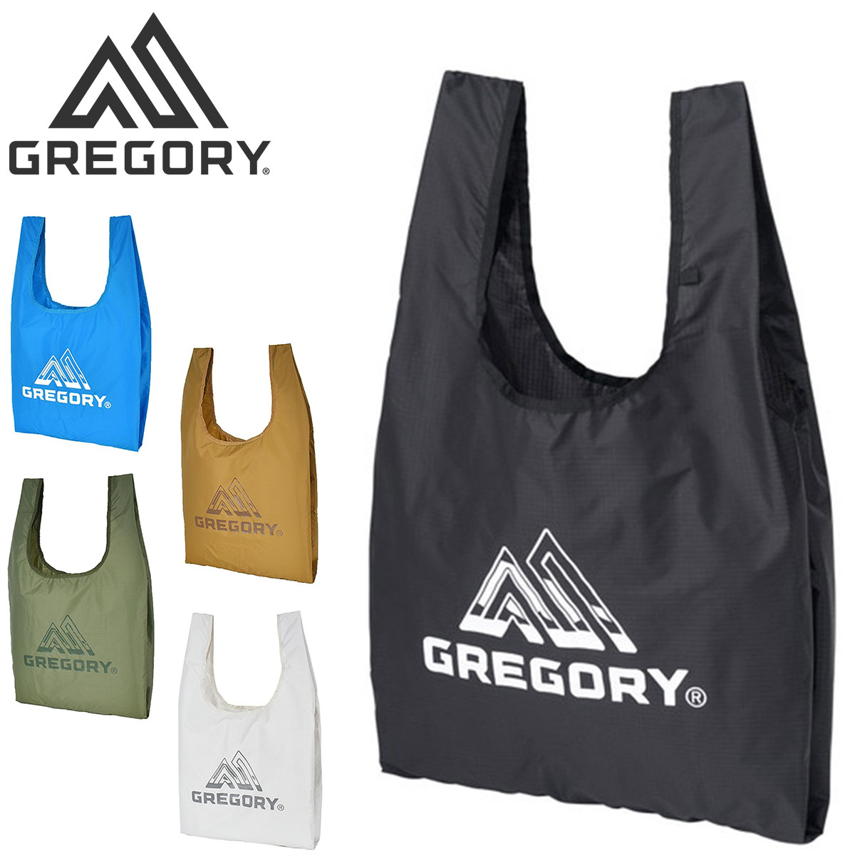 グレゴリー ＼5/15限定 最大P24倍／ グレゴリー トートバッグ ハンドバッグ エコバッグ GREGORY アクセサリーズ ACCESSORIES 買い物袋 ポーチ付き マイバッグ イージーショッパー ネコポス不可 メンズ レディース キッズ あす楽 誕生日プレゼント ラッピング無料 ≪sw≫