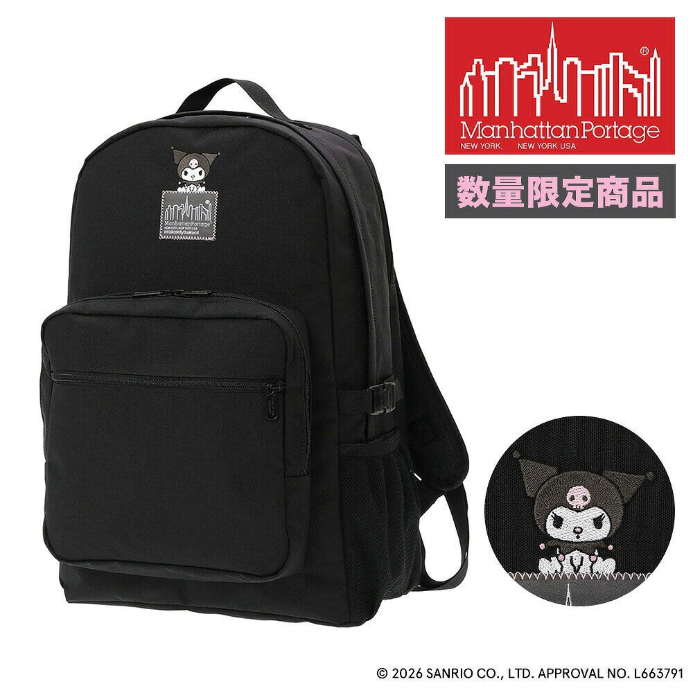 Rakuten - マンハッタンポーテージ サンリオ クロミ リュックサック タウンセンドバックパック 25L MP2236-500KRM メンズ レディース コラボ 黒 限定モデル 送料無料 最強配送 誕生日プレゼント ギフト ラッピング無料 【正規代理店】 nwar