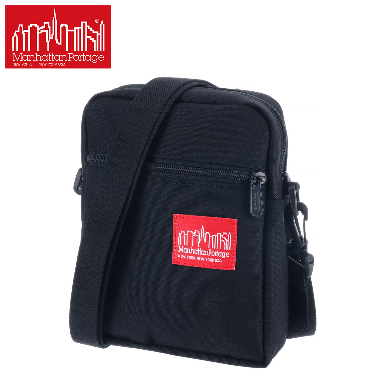 ＼5/10限定 最大P24倍／ マンハッタンポーテージ Manhattan Portage ショルダーバッグ ショルダーポーチ City Light Bag シティライトバッグ mp1403pl ブラック メンズ レディース P10倍 送料無料 誕生日プレゼント ギフト プレゼント ラッピング無料 ≪sw≫