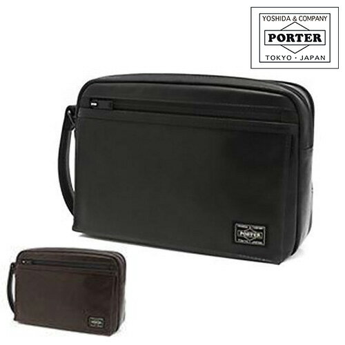 ※迷惑メール対策をされている方はドメイン指定受信に【newbag.co.jp】を設定して下さい! PORTER(ポーター)のポーチ セカンドバッグ &nbsp; 　 　 ブランド 　 ポーター(porter) &nbsp; 商品 &nbsp; PORTER AMAZE(ポーターアメイズ)/ポーチ セカンドバッグ &nbsp; カラー &nbsp; 1.ブラック(10x10)2.ブラウン(40x60) 　 サイズ(約) 　 横25cm×縦17cm×マチ6cm【持ち手長さ】19.5cm 　 素材 表：牛ステア(クローム鞣し)裏：ナイロンオックス(アクリルコーティング) 　 重さ(約) 250g 　 備考 【メイン開閉】ファスナー外側/ファスナーポケット×1[前方ルーム]ファスナーポケット×1[後方ルーム]オープンポケット×1ペン挿し×1※誤開閉を防ぐバネ式のセミオートロックファスナーを使用 ◆関連キーワード 卒業式 入学式 卒園式 結婚式 披露宴 二次会 2次会 贈り物 お返し バレンタインデー バレンタイン ホワイトデー 母の日 母の日ギフト 父の日 父の日ギフト Xmas クリスマス ボーナス 就職 記念日 ポイント ◆PORTER(ポーター)のポーチ セカンドバッグ ポーター PORTER！ポーチ セカンドバッグ 【PORTER AMAZE/ポーターアメイズ】 022-03797 手触りがよく軽量で、ビジネスからカジュアルまで幅広くお使い頂ける 【PORTER AMAZE/ポーターアメイズ】 シリーズ。牛ステアをクローム鞣しでソフトに仕上げて、より手触りを良くするために軽く馴染ませています。表面の仕上げは、ソフト感を出来る限り損なわないよう、微量の染料で仕上げられており、さらに最終工程でアイロン加工を施すことにより、底艶を出して自然な風合いに仕上げました。 &nbsp; サイドには革製の持ち手が付いており、ポーチとしてはもちろん、セカンドバッグとしてもお使い頂けます。 各所には誤開閉を防ぐバネ式のセミオートロックファスナーを使用している他、 メイン収納前方には、ファスナーポケットを内臓。 後方にはオープンポケットとペン挿しが備わっています。また外側にもファスナーポケットを装備。取り出す頻度の高い小物の収納に便利です。