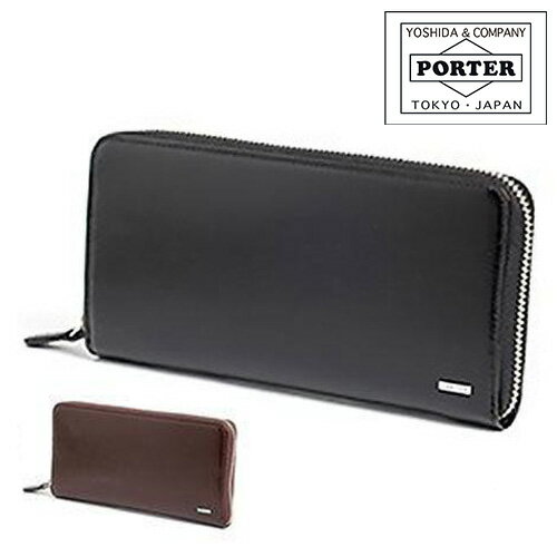 PORTER 長財布（メンズ） ポーター シーン ロングウォレット 110-02968 PORTER ラウンドファスナー長財布 PORTER SHEEN シーン 110-02968 メンズ 財布 サイフ ブランド ビジネス 牛革 本革 レザー 通勤 おしゃれ さいふ サイフ ≪sw≫ 父の日