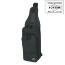 ポーター ハイブリッド スリングショルダーバッグ 737-17804 吉田カバン PORTER ワンショルダーバッグ ボディバッグ 【HYBRID／ ハイブリッド】 737-17804 メンズ 軽い カジュアル 黒 コーデュラ 防水 ナイロン ギフト ≪sw≫