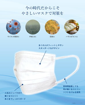 【平日15時、土日祝12時まで即日発送！】マスク 在庫あり 50枚入 大人用マスク 使い捨て 3層高密度 不織布フィルター構造 男性にも女性にも ノーズフィットワイヤー 想ごころ （平日15時、土日祝12時までに決済確認が取れたご注文分は即日出荷！）