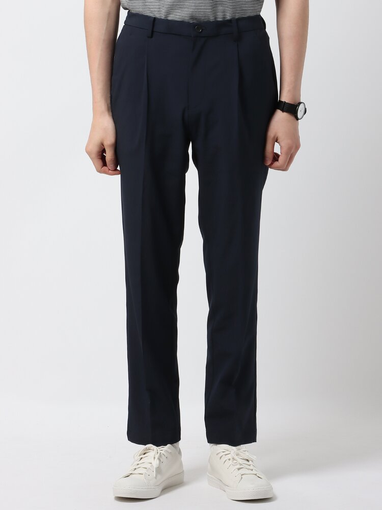 PANTS タックテーパードパンツ メンズ ビジネス フォーマル オフ春 夏 接触冷感 涼...
