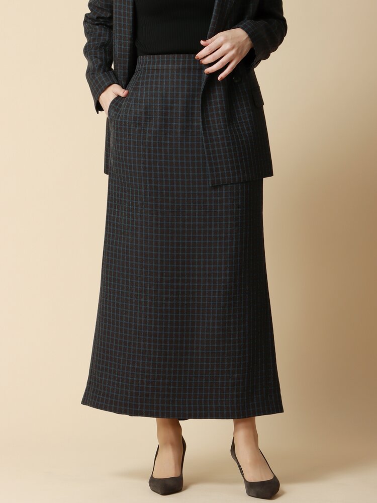 レディース バックフレアスカート 秋冬 ビジネス オフィス バックファスナー ウエスト：バックゴム 裏..