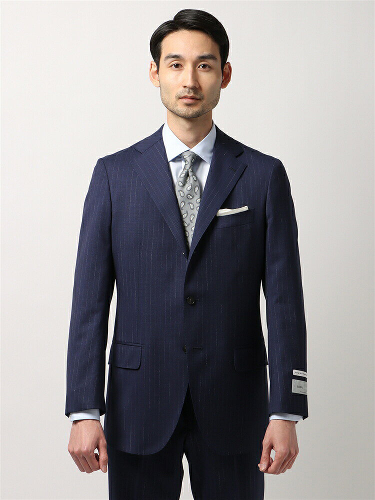 スーツ メンズ 3つボタン 上下セット 紳士服 背広 オールシーズン 春夏 秋冬 REDA ...