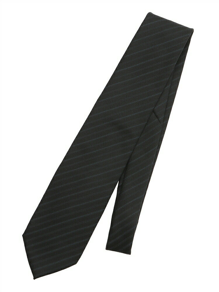 ネクタイ メンズ JOHN FOSTER ウール カラーストライプ ブラック 黒系 ユニバーサルランゲージ スーツ..