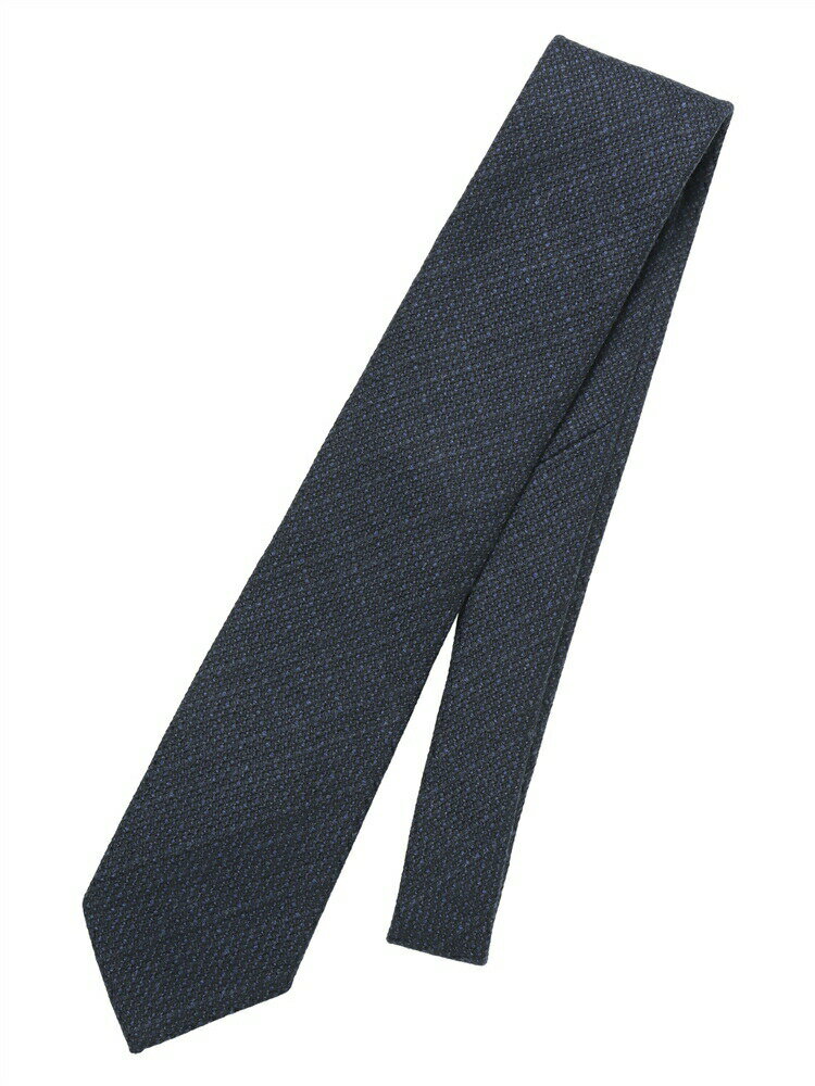 ネクタイ Paulo Oliveira JAPAN MADE ウール チェック ネイビー スーツスクエア