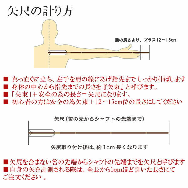 弓道 矢 ジュラルミン矢 6本組ターキー手描染羽 2015シャフト【送料無料】翠山弓具店 suizanすいざんきゅうぐてん 【YA3393】 3