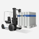 【ポイント10倍】エコバンド(パレット用) BS-M45 450mm×4.7m 対応外周375~455cm ブルー色 1枚