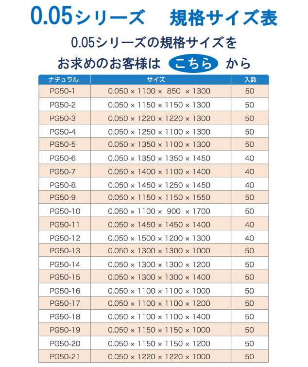 透明パレットカバー天掛け用T-40.03X1450X1250X5001箱(50枚入)