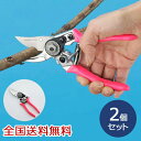 ラクラク剪定ハサミ 女性用 生花用 剪定ばさみ 枝きり ガーデニング 園芸用品 盆栽 お得な2個セット(4)