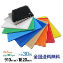【ポイント20倍】プラダン 50080 5mm厚×910mm×1820mm 800g/m2 30枚入 ダンプラ ダンプレート ミナダン プラスチック段ボール プ...