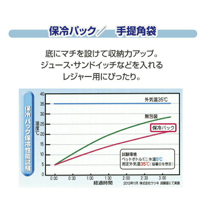 ミラクルパック(保冷パック) 手提マチ大 320×245×300 1箱(100枚) 3