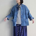 sasanqua by trees サザンカバイツリーズ 10.5オンスネップデニムカバーオール #3year wash(4)