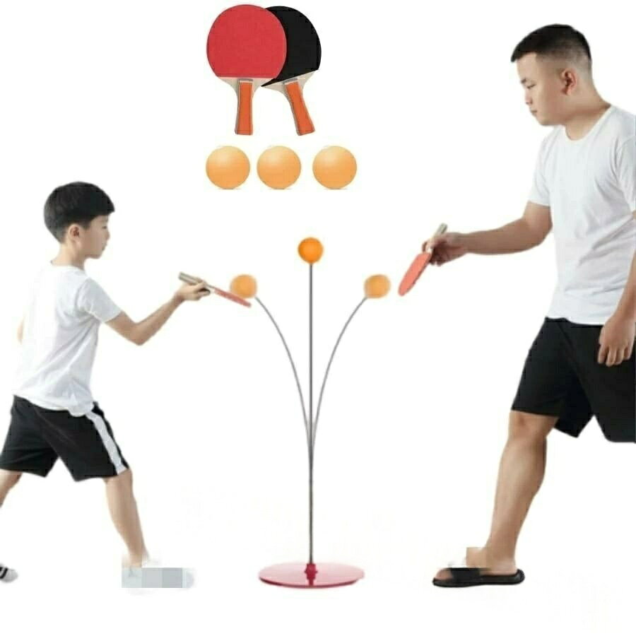 卓球練習マシン 一人で練習できる ピンポントレーニングセット 卓球トレーナーキット 卓球ボール練習機 卓球ラケット付き 家庭用 練習用 ピンポンセット 子供 初心者 室内運動
