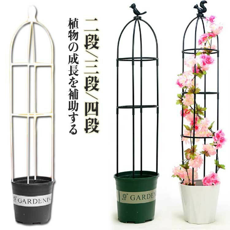 トレリス オベリスク 高さ調節可能 操作簡単 金属製 簡易組立式 つる性植物 つる花 バラ用 ガーデン 支柱 花支え 花 園芸用品 バラ 薔薇 オベリスクアーチ 植物サポート 誘引 庭