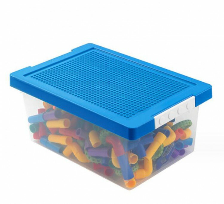 2サイズ×4色 収納ケース ブロック 収納 ボックス ケース シリーズ 子ども キッズ おしゃれ おもちゃ収..