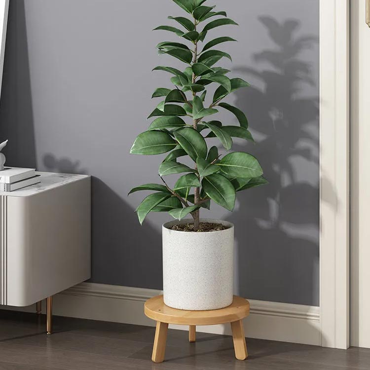 【送料無料】植木鉢置き 置き台 北欧 スツール型 植物台 フラワースタンド 木製 植...