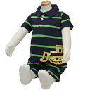カーターズ ロンパース Carter's 新品アウトレット ネイビー&グリーン ボーダー 「ゆうメール」可