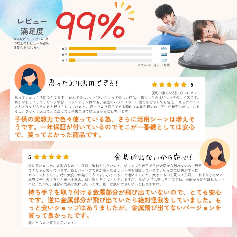 【新モデル＆ギフトボックス出荷】バランスドーム バランスボール 半円型 半球 ト...