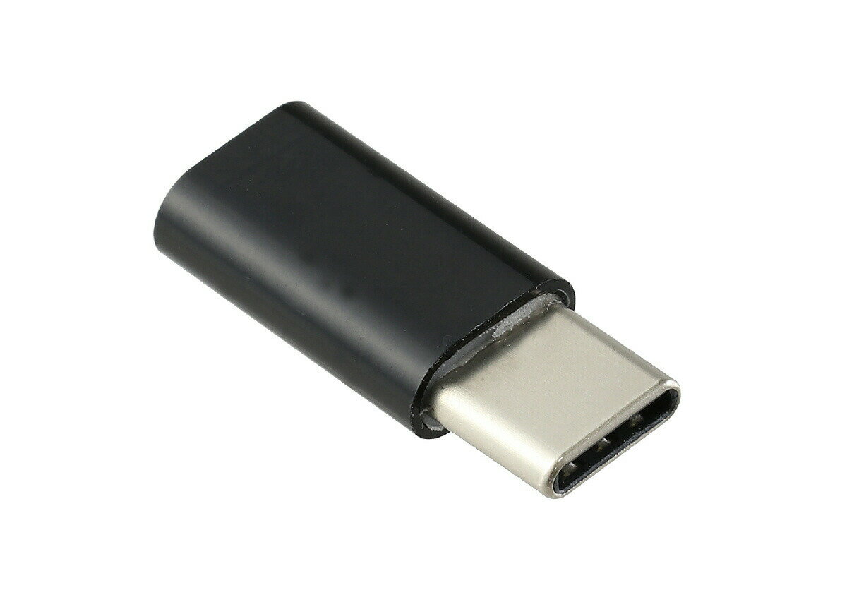 USB変換アタ゛フ゜タ-(MicroB-TypeC)