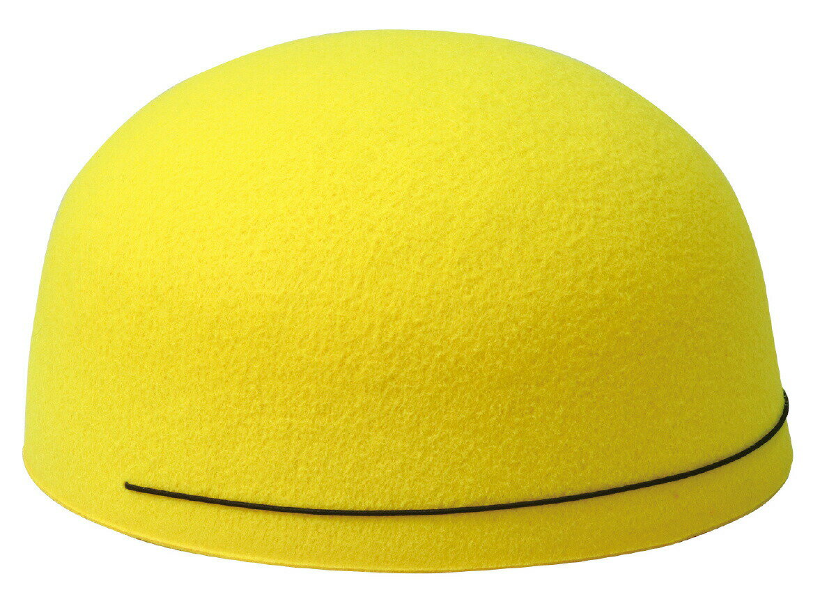 フェルト帽子 黄...