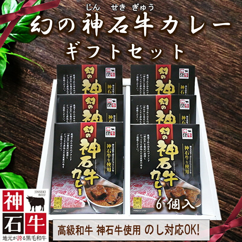 父の日！【高級手作り！幻の神石牛カレーギフトセット】レトルトカレー 高級 詰め合わせ 贈答 ご当地 広島 箱 美味しい お取り寄せ お土産 内祝い お礼 のし対応 カレー ギフト セット 常温保存食品 人気 お返し 送料無料 法事 引き出物 お中元