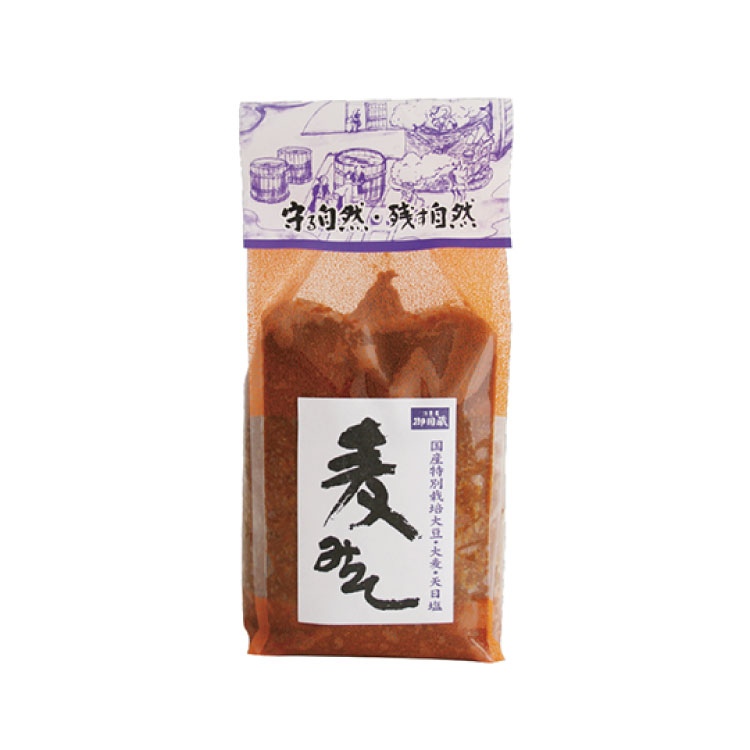 乐天商城 - ヤマキ 御用蔵 麦味噌 1kg 国産 特別栽培 生味噌 味噌汁 農薬不使用 神泉の名水 伝統製法 風味豊か 化学合成添加物不使用 甘さ控えめ 旨味 コク