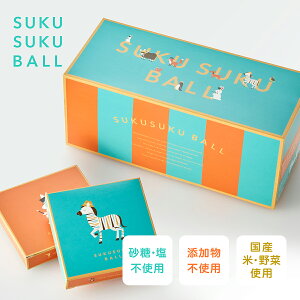 【お子様のプレゼントにオススメ】無添加 無農薬 ベビーフード 10ヶ月から 安心おやつ SUKUSUKUBALL（スクスクボール）12個入｜1歳 2歳 3歳 離乳食 幼児食 赤ちゃん お誕生日 出産 お祝い プレゼント ｜砂糖、食塩不使用、食物繊維 ミネラル豊富