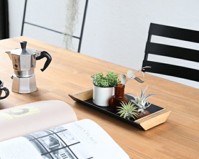 SULK Steelwood FURNITUREの【国内自社生産】スチールトレイ S | SULK トレー ミニトレー キャッシュトレー キー 鍵 アクセサリー ジュエリー 収納 小物入れ 小物置き 雑貨 インテリア おしゃれ ギフト プレゼント 玄関 書斎 アイアン 鉄 角形 長方形 幅9.5?6cm 日本製｜アングル3