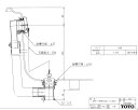 PZ6140N 洋風バス用排水金具・ゴム栓 TOTOの純正品 送料無料【入荷次第最短発送】 正規品保証